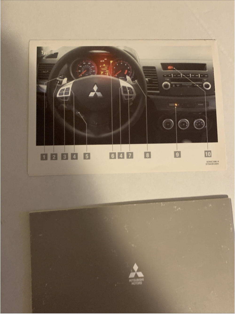 2009 Mitsubishi Lancer (Sedan / 2.0L / AT) Owners Manual - Hardly Used - Picture 10 of 12